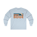 Boise, Idaho Long Sleeve Shirt - Retro Unisex Boise Long Sleeve Tee-1