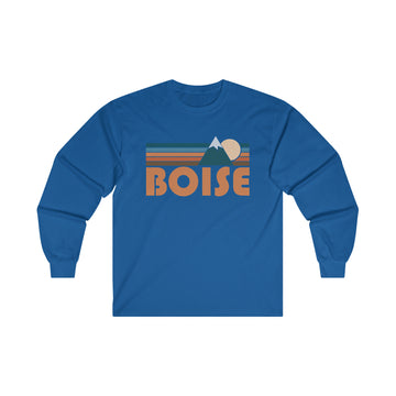 Boise, Idaho Long Sleeve Shirt - Retro Unisex Boise Long Sleeve Tee - 0