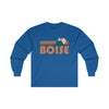 Boise, Idaho Long Sleeve Shirt - Retro Unisex Boise Long Sleeve Tee