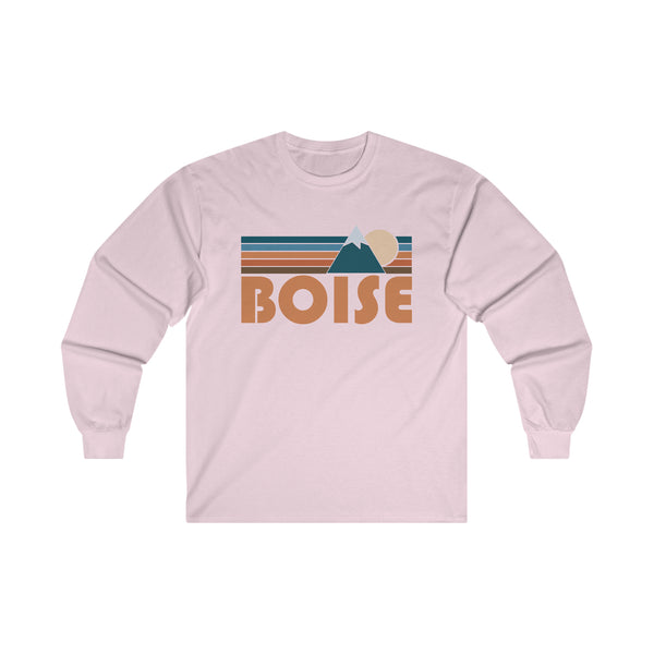 Boise, Idaho Long Sleeve Shirt - Retro Unisex Boise Long Sleeve Tee