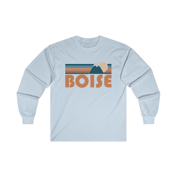 Boise, Idaho Long Sleeve Shirt - Retro Unisex Boise Long Sleeve Tee
