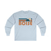 Boise, Idaho Long Sleeve Shirt - Retro Unisex Boise Long Sleeve Tee