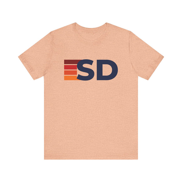 South Dakota Retro Stripes T-Shirt | South Dakota State Tee