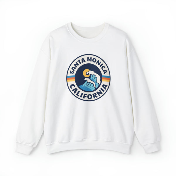 Santa Monica, California Sweatshirt - Unisex Crewneck Santa Monica Sweatshirt