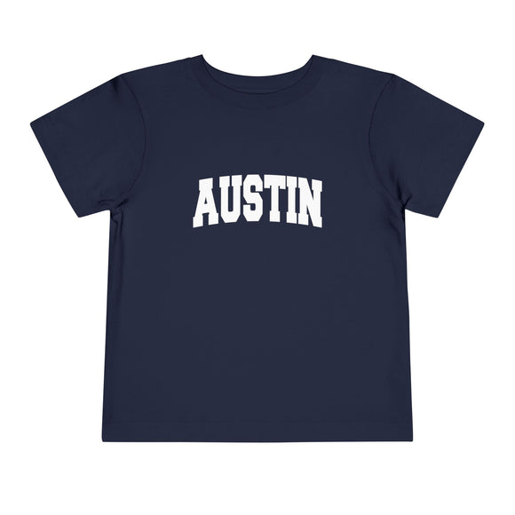 Austin, Texas Toddler Graphic Tee - Kids Austin Vacation T-Shirt
