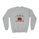 North Carolina Youth Sweatshirt - Unisex Kid's North Carolina Crewneck Sweatshirt-1
