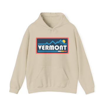 Vermont Hoodie - Sun Unisex Vermont Hoodie Graphic Sweatshirt - 0