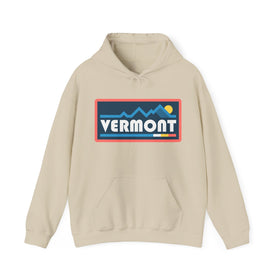 Vermont Hoodie - Sun Unisex Vermont Hoodie Graphic Sweatshirt