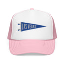 Las Vegas, Nevada Pennant Trucker Hat — Retro Flag Foam Cap-3