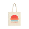 Anaheim, California Retro 80s Cotton Canvas Anaheim Tote Bag