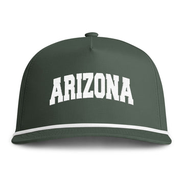 Buy moss Arizona Embroidered Rope Hat - Vintage Sunwashed Rope Cap, Comfort Colors