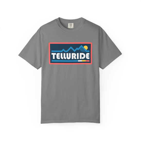 Telluride, Colorado Graphic Tee, Comfort Colors Retro Mountain Unisex Telluride T shirt