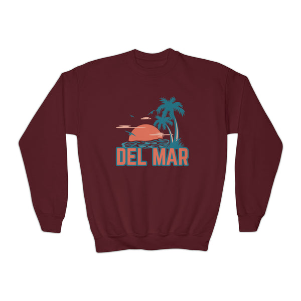 Del Mar, California Youth Sweatshirt - Unisex Kid's Del Mar Sweatshirt
