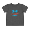 Cancun, Mexico Toddler T-Shirt - Retro Palm Tree Toddler Cancun Shirt