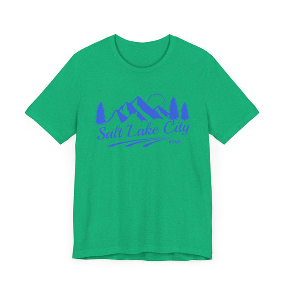 Salt Lake City, Utah T-Shirt - Retro Mountain Unisex Salt Lake City Shirt