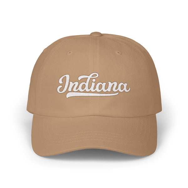 Indiana Dad Hat - Embroidered Indiana Classic Dad Cap