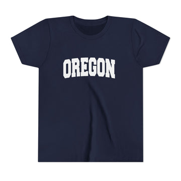 Buy navy Oregon Youth Graphic Tee - Kids T Shirt
