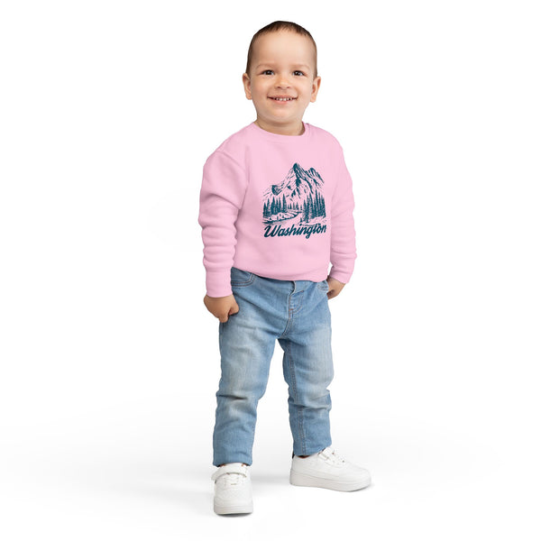 Washington Toddler Sweatshirt - Washington Toddler Crewneck Sweatshirt