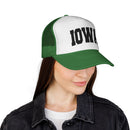 Iowa Retro Collegiate Style Trucker Hat-16