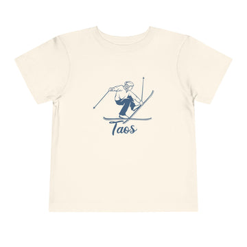 Taos, New Mexico Toddler Graphic Tee Vintage Ski - Kids Taos T-Shirt - 0