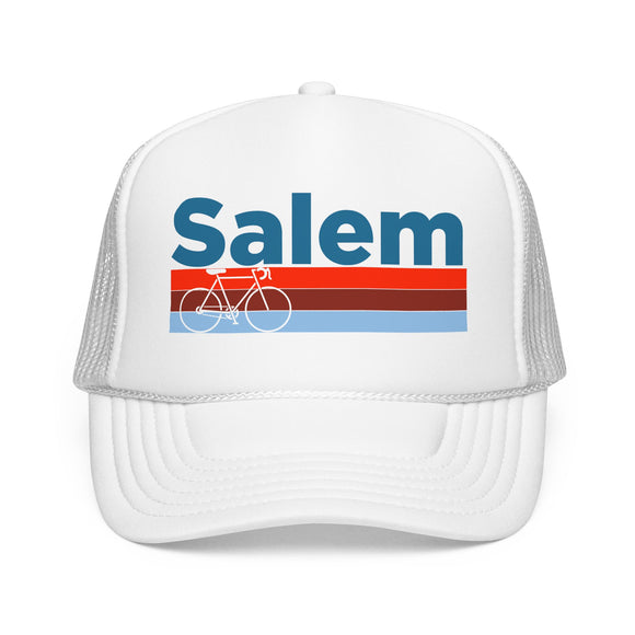 Salem, Oregon Trucker Hat - Foam Salem Bike Cap