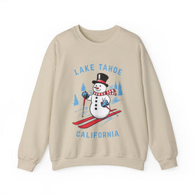 Lake Tahoe, California Sweatshirt - Ski Snowman Graphic Crewneck - 0