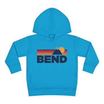 Buy turquoise Bend, Oregon Toddler Hoodie - Unisex Mountain Bend Pullover Sweatshirt, Kids Hooded Jumper, Oregon Souvenir