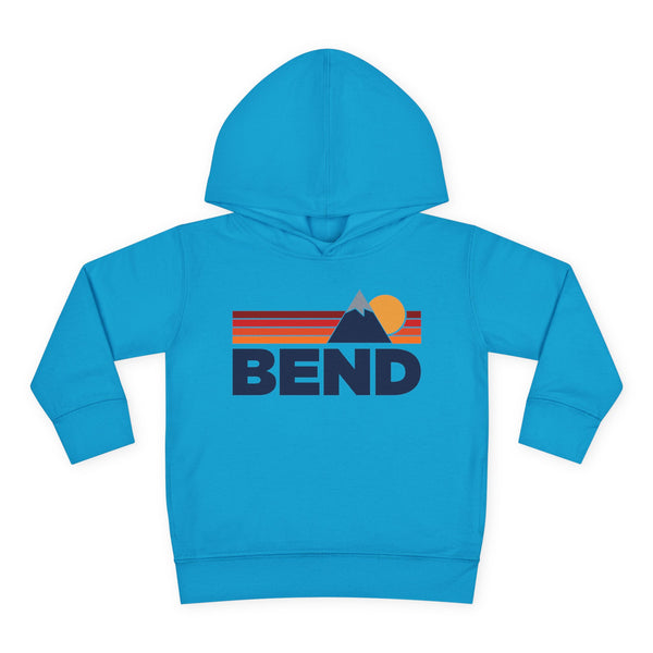 Bend, Oregon Toddler Hoodie - Unisex Mountain Bend Pullover Sweatshirt, Kids Hooded Jumper, Oregon Souvenir
