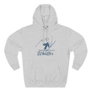 Premium Whistler, Canada Vintage Snow Ski Hoodie-2