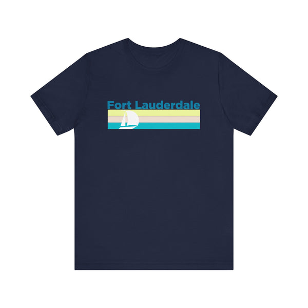 Fort Lauderdale, Florida T Shirt - Sailboat Graphic Tee