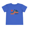 Banff, Canada Toddler T-Shirt - Retro Palm Tree Toddler Banff Shirt