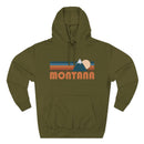 Montana Hoodie - Retro Mountain Unisex Sweatshirt-5