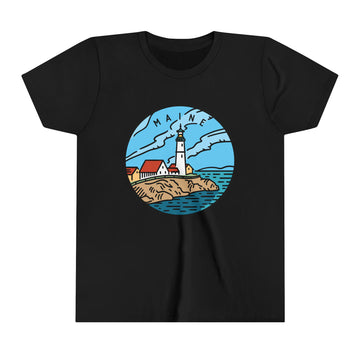 Maine Youth T-Shirt - Unisex Kids Maine Shirt - 0