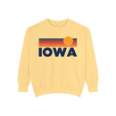 Iowa Sunset Stripes Sweatshirt | Comfort Colors - 100% Cotton-1