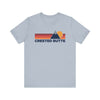 Retro Crested Butte, Colorado T-shirt, Mountain Tee, Vintage Crested Butte Unisex Jersey Shirt, Outdoor Hiking Apparel
