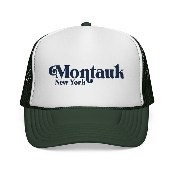 Montauk, New York Retro Trucker Hat