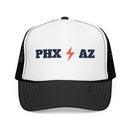 Phoenix, Arizona Retro Trucker Hat - Lightning Foam Cap-2