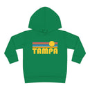 Tampa, Florida Toddler Hoodie - Retro Sunrise Unisex Tampa Toddler Sweatshirt-3