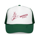 Whitefish, Montana Ski Bunny Foam Trucker Hat-5