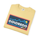 Colorado Graphic Tee, Comfort Colors Retro Mountain Unisex T shirt-13
