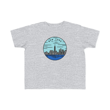 Buy heather New York Toddler T-Shirt - Unisex Toddler New York Shirt