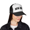 New Jersey Retro Collegiate Style Trucker Hat-13