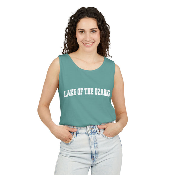 Lake of the Ozarks, Missouri Tank Top Unisex | Comfort Colors - 100% Cotton
