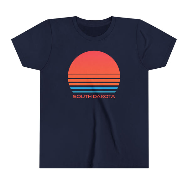 South Dakota Youth Shirt - Retro 80s South Dakota Kid's T-Shirt