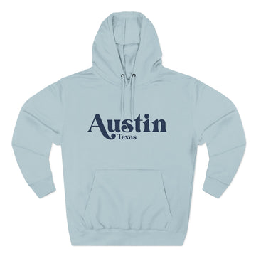 Buy blue-mist Premium Austin, Texas Hoodie