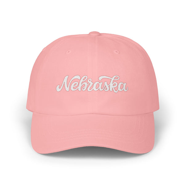 Nebraska Dad Hat - Embroidered Nebraska Classic Dad Cap