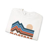 Montana Sweatshirt Retro Mountains, Montana Unisex Graphic Crewneck