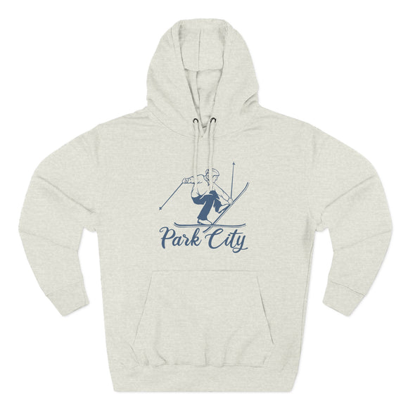 Premium Park City, Utah Vintage Snow Ski Hoodie