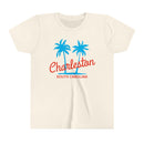 Charleston, South Carolina Youth Shirt - Retro Palm Tree Charleston Kid's T-Shirt-7