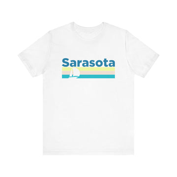 Sarasota, Florida T Shirt - Sailboat Graphic Tee